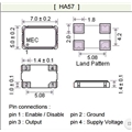 MERCURY晶振,32.768K有源晶振,HA57振荡器