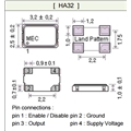 MERCURY晶振,MERCURY时钟振荡器,HA32晶振