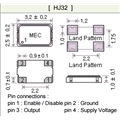 MERCURY晶振,OSC晶振,HJ32晶体振荡器
